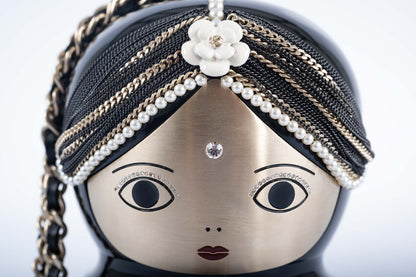 CHANEL Paris-Bombay Black Lucite Métiers d’Art Matryoshka Runway Bag