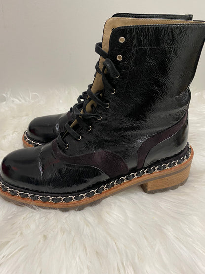 CHANEL PARIS SALZBURG CHAIN BOOTS