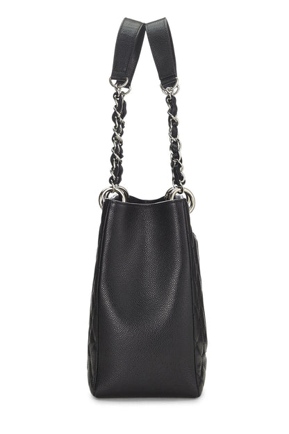 CHANEL QUILTED CAVIAR GRAND SHOPPING TOTE BAG GST