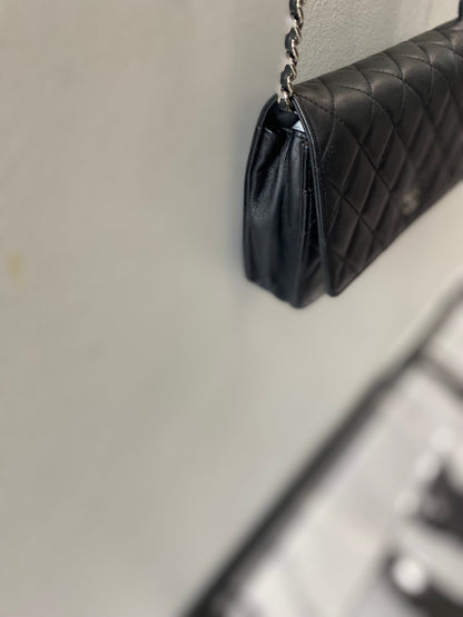 CHANEL QUILTED LAMBSKIN WALLET ON A CHAIN