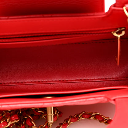 CHANEL SHINY AGED CALFSKIN QUILTED NANO KELLY SHOPPER BAG