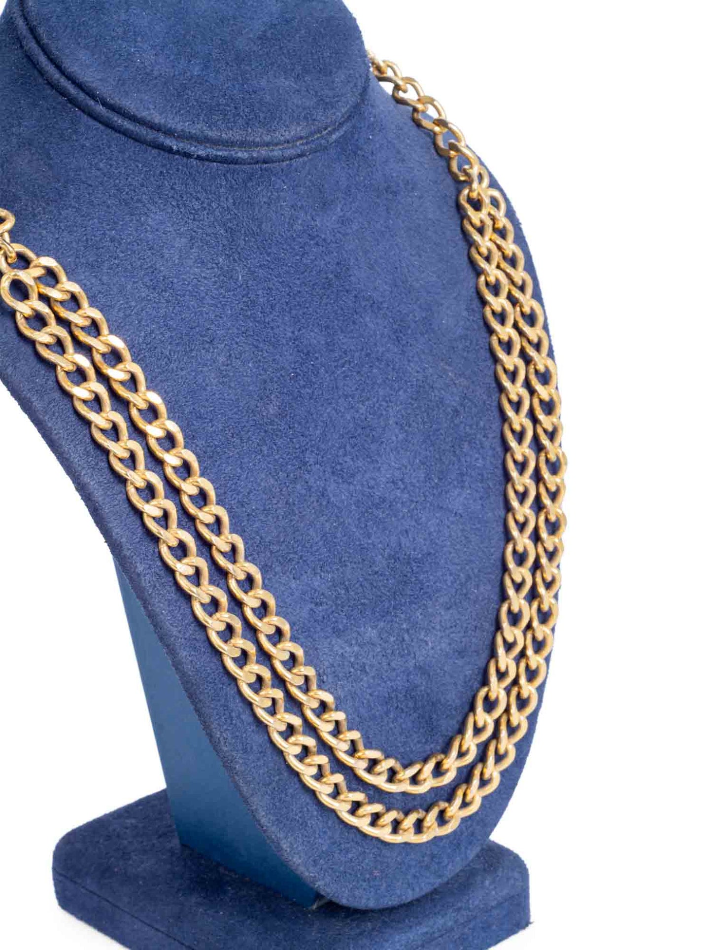 Chanel Vintage Chain Belt Necklace Gold