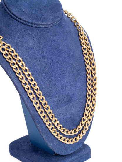 Chanel Vintage Chain Belt Necklace Gold