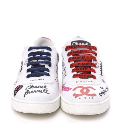 CHANEL X PHARRELL LIMITED EDITION GRAFFITI SNEAKERS