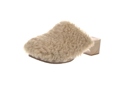 CHANEL 2022 SHEARLING MULES