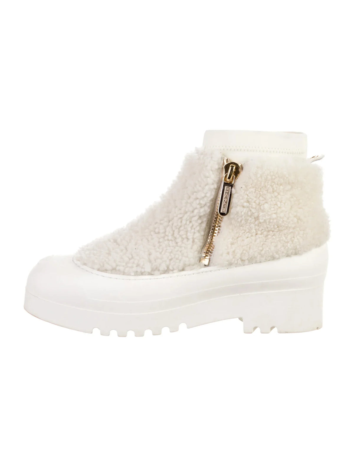 CHANEL CC SHEARLING BOOTS