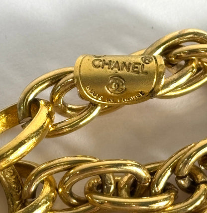 CHANEL COCO MARK MULTI CHAIN BRACELET