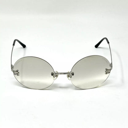 CHANEL VINTAGE 4056 ROUND RIMLESS 90'S LUXURY SUNGLASSES