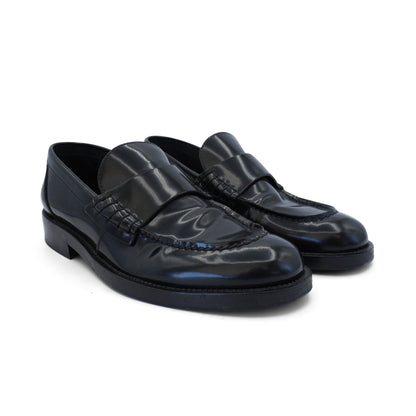 Chanel Logo Heel Loafers - Women's 37