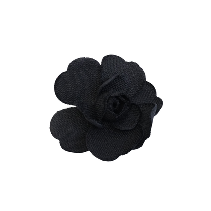 Chanel 'Camelia' Tweed Brooch