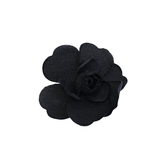Chanel 'Camelia' Tweed Brooch