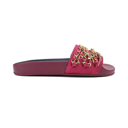 Chanel Chain Slides - Women's 36