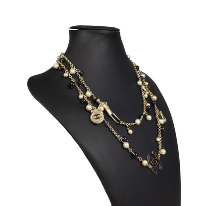 Chanel 'CC Pearl Charm' Necklace
