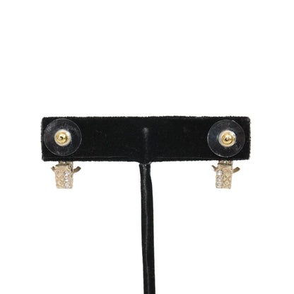 Chanel Quilted Hoop Earrings