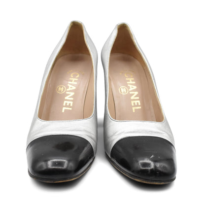 Chanel Silver Heels - Women's 35.5