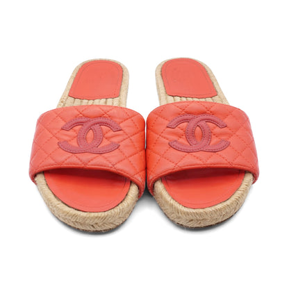 Chanel Espadrille Slides - Women's 36