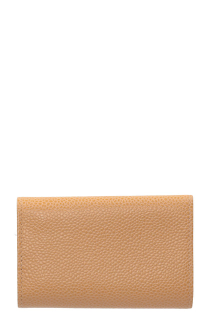 CHANEL Key Wallet Caviar Beige