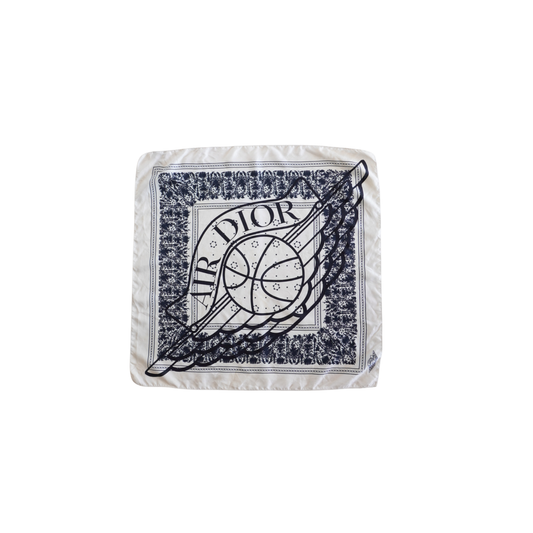 Christian Dior x Air Jordan 'Air Dior' Square Silk Scarf