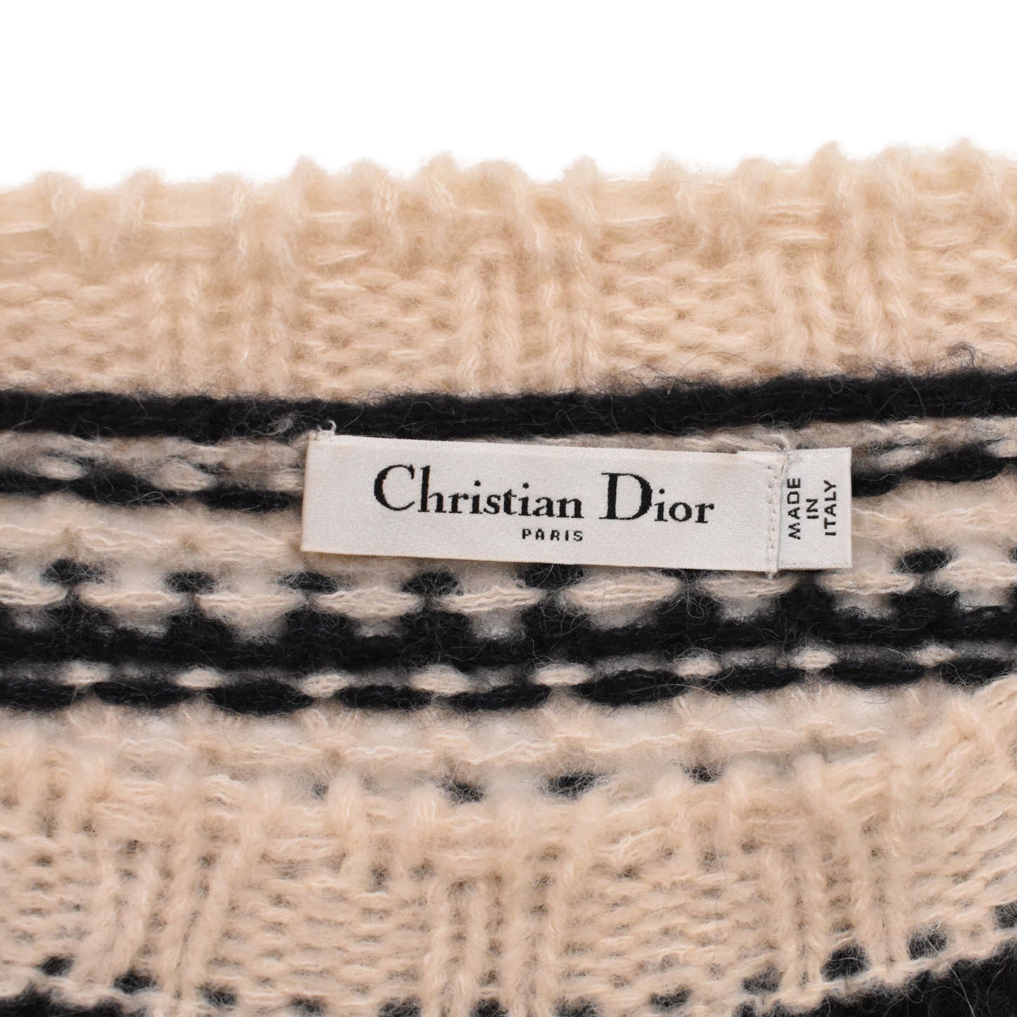 Christian Dior Striped Boat Sweater - Women's 4
