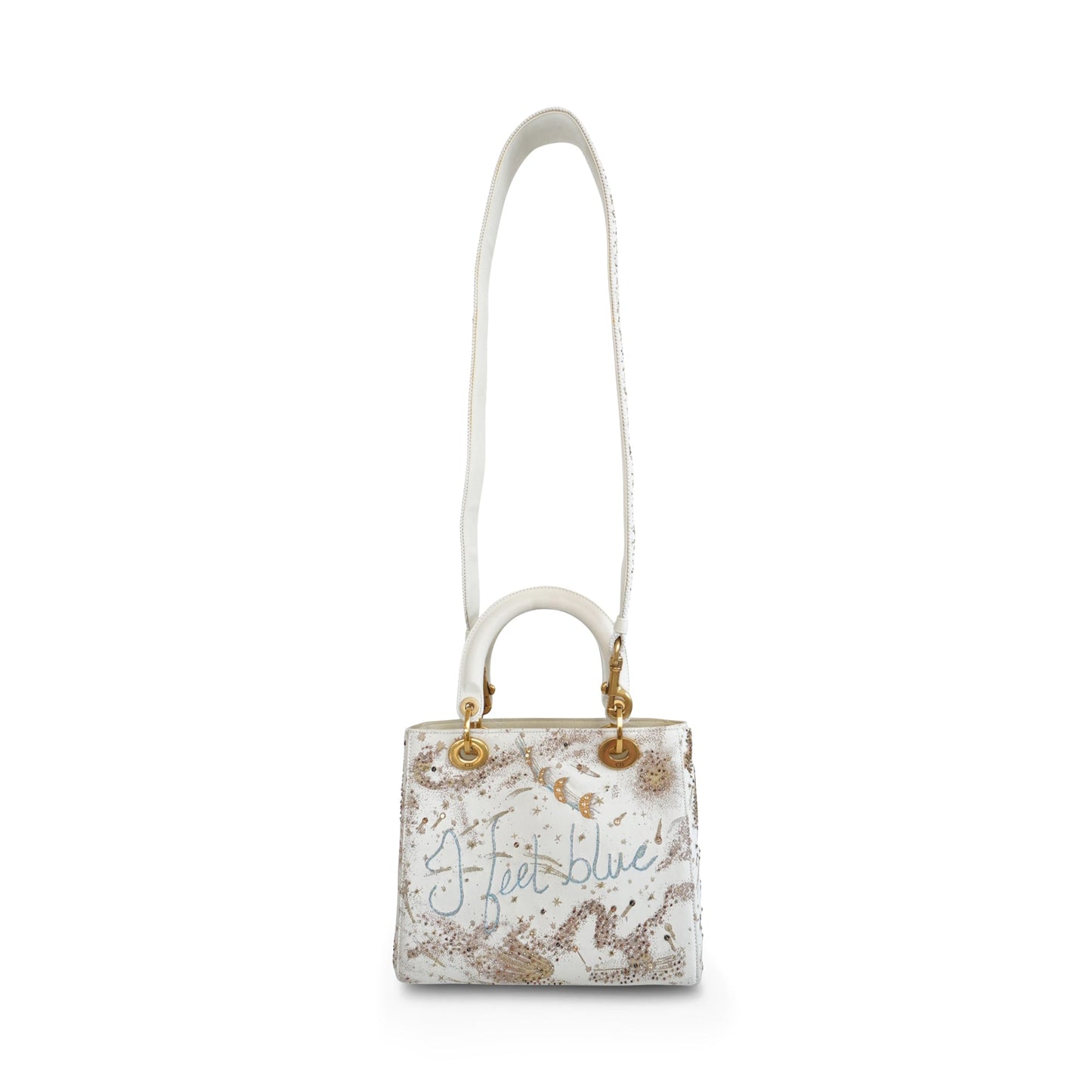 Christian Dior 'I Feel Blue Lady Dior' Handbag