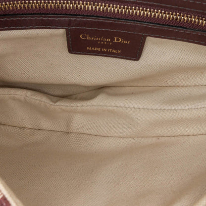 Oblique Canvas Saddle Bag