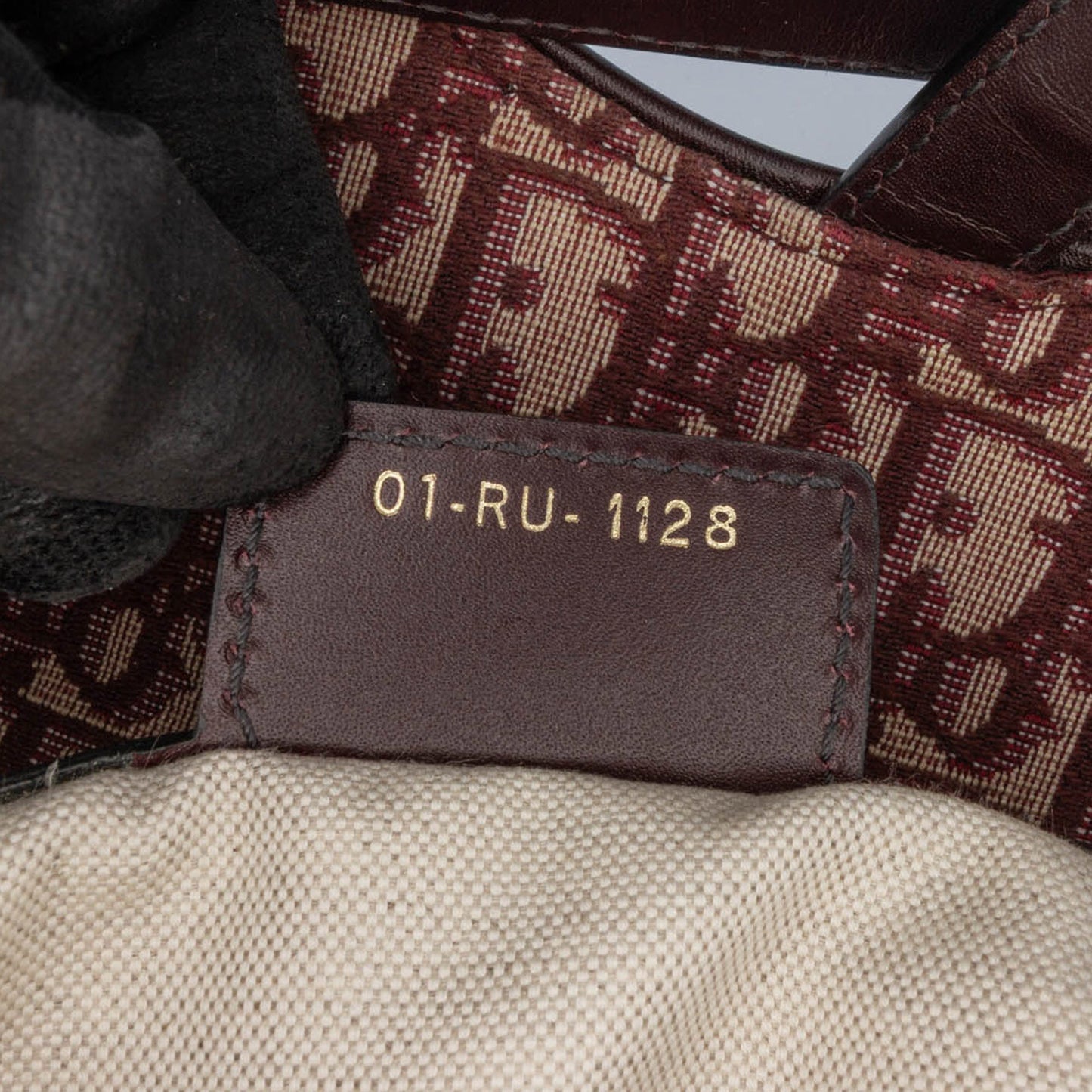 Oblique Canvas Saddle Bag