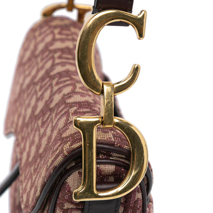 Oblique Canvas Saddle Bag