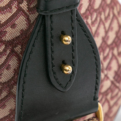 Oblique Canvas Saddle Bag