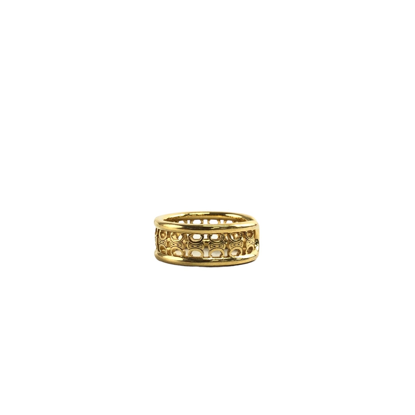CELINE Triomphe   Ring Gold Vintage ympmjc