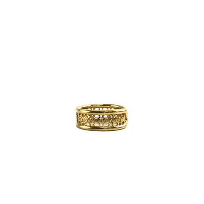 CELINE Triomphe   Ring Gold Vintage ympmjc