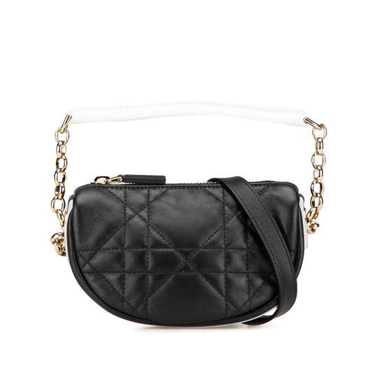 Micro Lambskin Cannage Dior Vibe Satchel