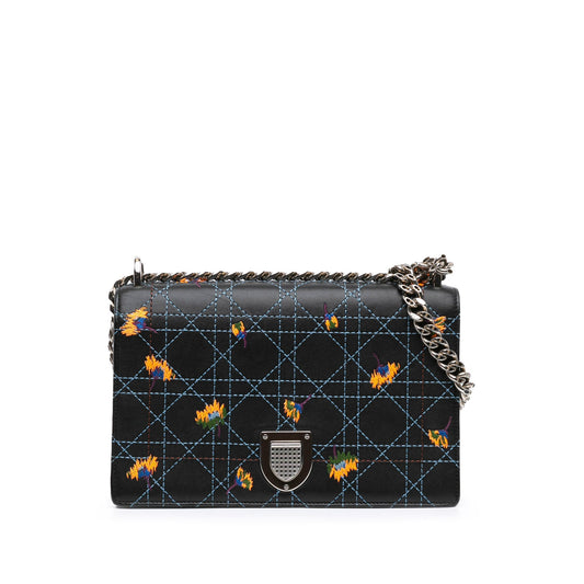 Medium Embroidered Calfskin Diorama Flap