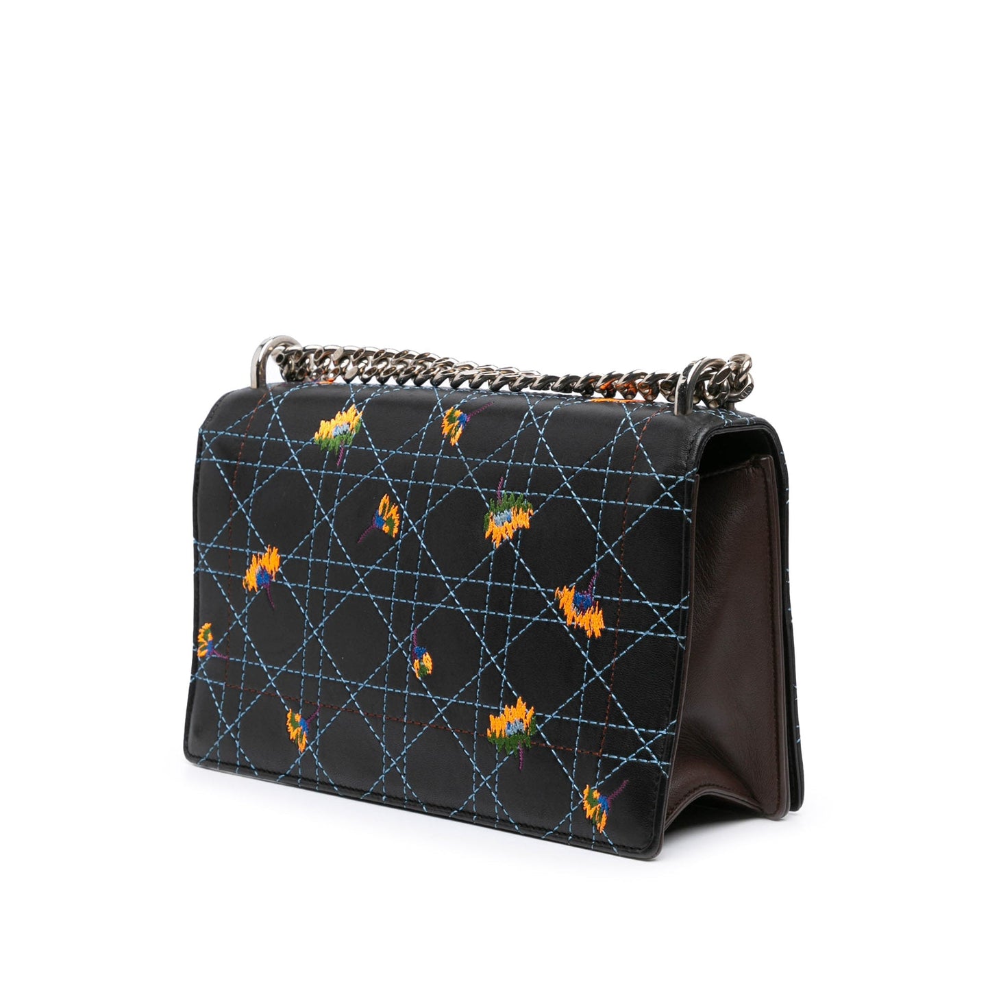 Medium Embroidered Calfskin Diorama Flap