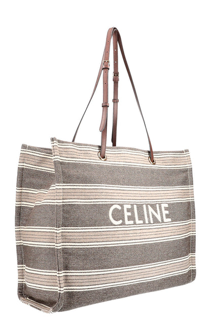 CELINE Cabas Tote Bag Canvas