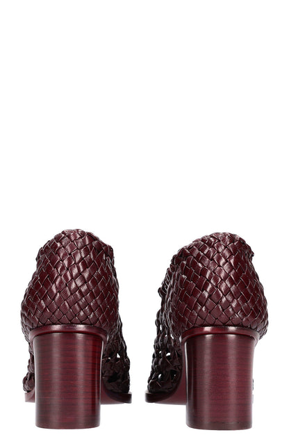 CÉLINE Heels Bordeaux