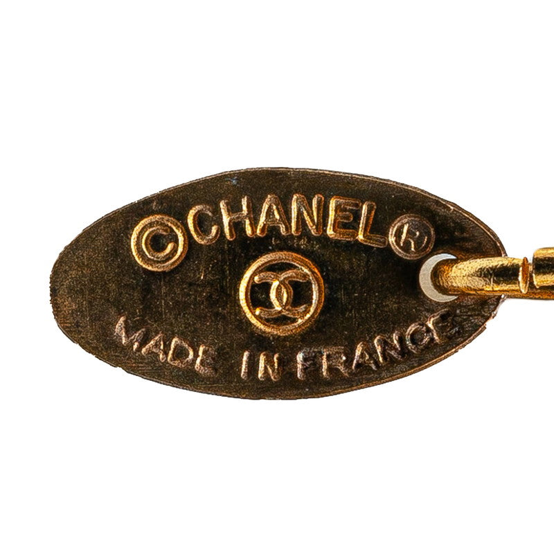 Chanel Circle Logo Necklace Metal Necklace in Good condition