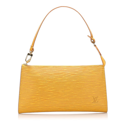 Louis-Vuitton Louis Vuitton Epi Pochette Accessoires Yellow