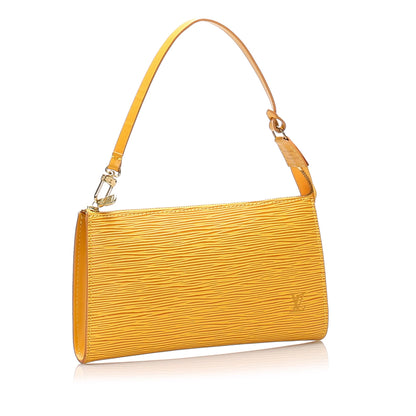 Louis-Vuitton Louis Vuitton Epi Pochette Accessoires Yellow