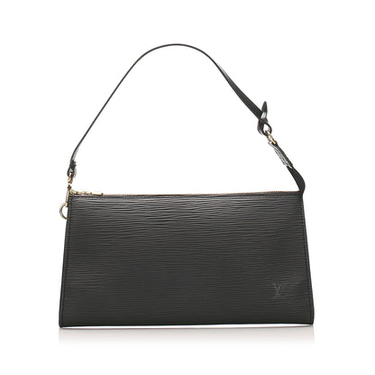 Louis-Vuitton Epi Pochette Accessoires Black