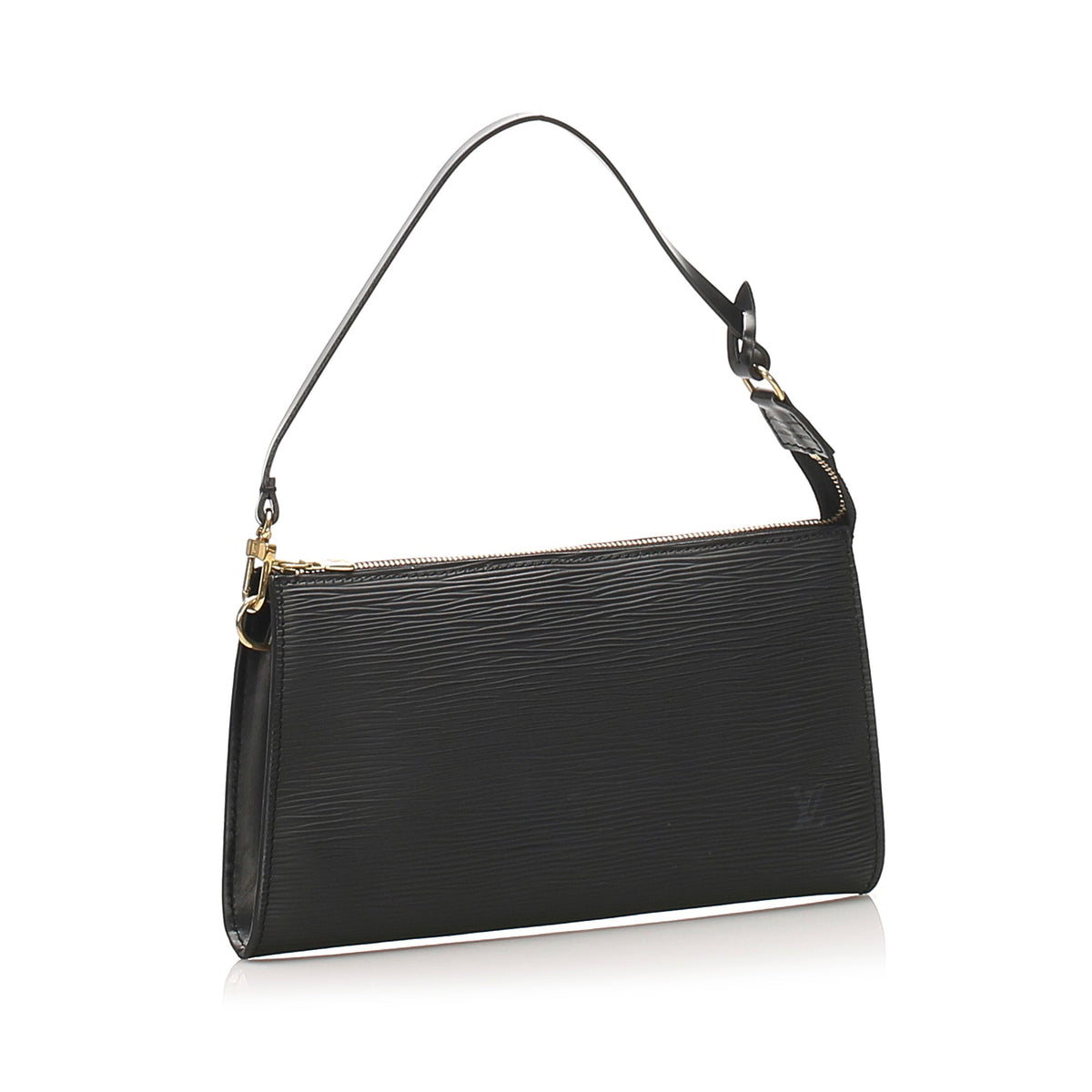 Louis-Vuitton Epi Pochette Accessoires Black