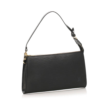 Louis-Vuitton Epi Pochette Accessoires Black