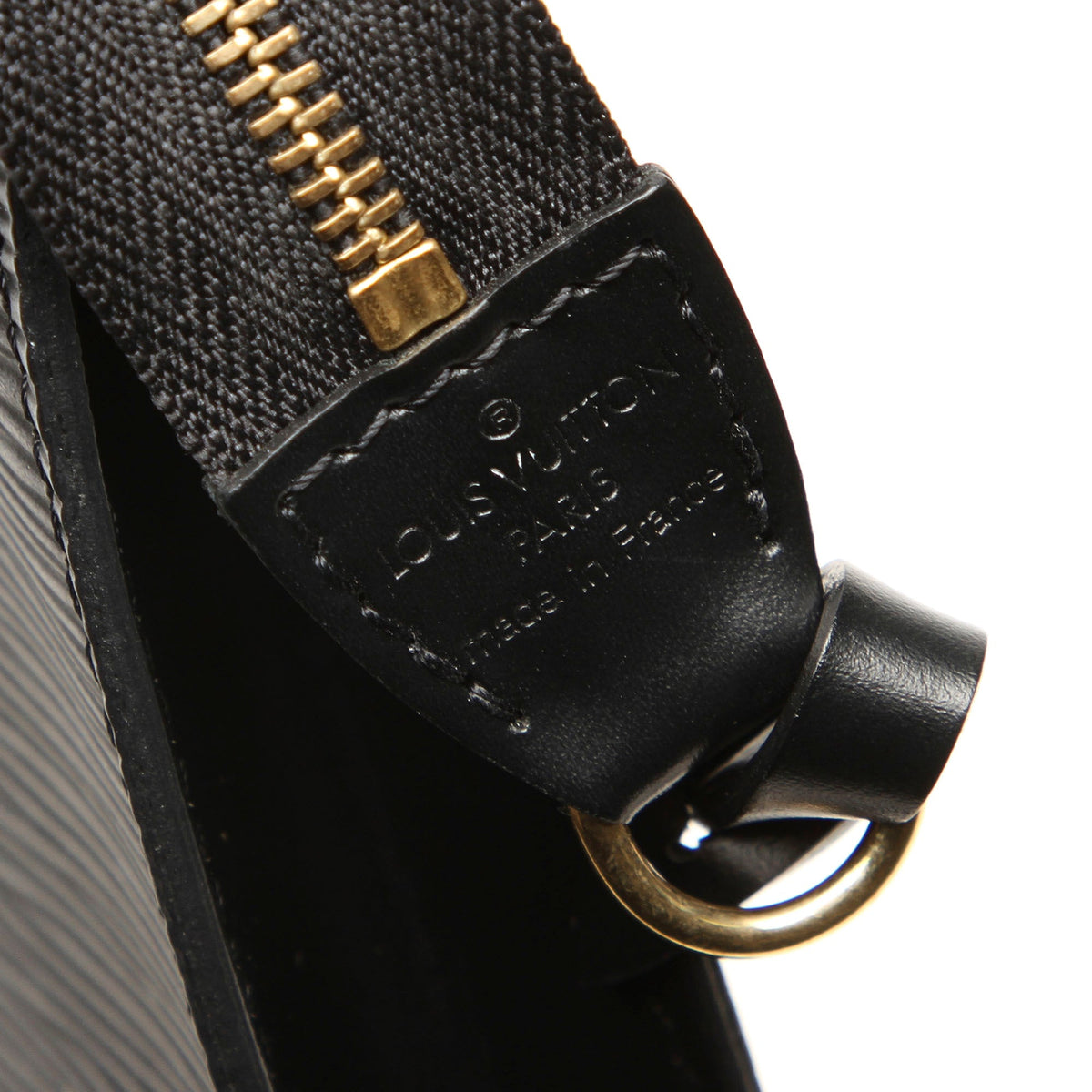 Louis-Vuitton Epi Pochette Accessoires Black