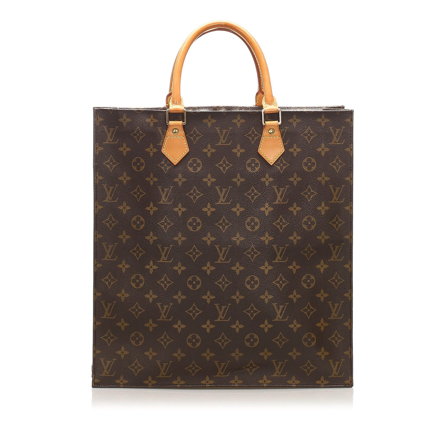 Louis-Vuitton Monogram Sac Plat Brown
