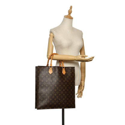 Louis-Vuitton Monogram Sac Plat Brown
