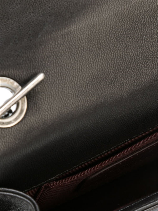 Silver Quilted Lambskin Boy Brick Bag