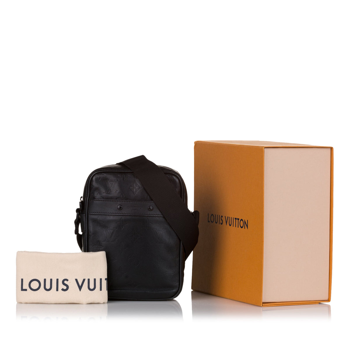 SALE Louis Vuitton Danube PM Shadow Black Monogram Empreinte