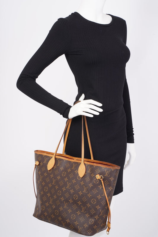 Louis Vuitton Neverfull MM Monogram Coated Canvas