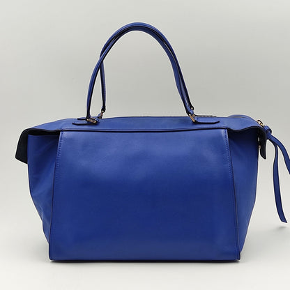 Celine Ring handbag in light blue leather