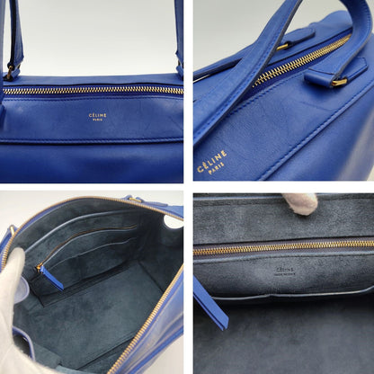 Celine Ring handbag in light blue leather