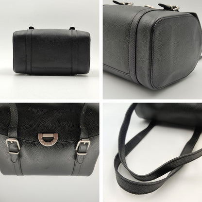 Celine handbag bag in black leather